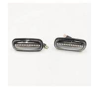 GBGWRMRYX pour Land pour Rover pour Defender Freelander 1997-2005 1 Jeu De Feux De Position Latéraux À LED Dynamiques À Eau Courante Latéral Clignotant Séquentiel(Clear Shell)