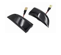 GBGWRMRYX pour Megane MK3 pour Scenic Fluence Latitude Safrane Laguna III LED Clignotant Dynamique Miroir Indicateur Séquentiel Lampe Latéral Clignotant Séquentiel(Dynamic Smoked)