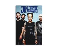 GBHEVEWV Poster décoratif sur toile représentant le groupe de musique Jinjer - Impression d'art moderne pour chambre à coucher - 30 x 45 cm