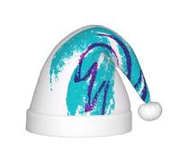 gbhJGK Chapeau de Noël festif pour enfants - Chapeau de Père Noël doux avec imprimé de tasse des années 90, couvre-chef unisexe pour Noël, Nouvel An