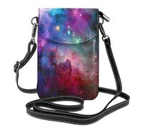 gbhJGK Dawn Ocean Waves Petit sac à main pour téléphone portable - Sac à bandoulière en cuir pour un usage quotidien, les voyages et le shopping, Galaxie colorée., Taille unique