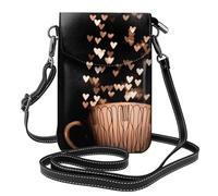 gbhJGK Jeju Island Korea Print Petit sac à main pour téléphone portable - Sac à bandoulière - Design en cuir pour un usage quotidien, les voyages et le shopping, Tasse en forme de cœur, Taille unique