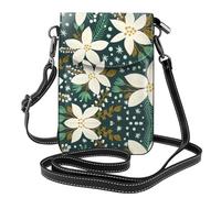 gbhJGK Jeju Island Korea Print Petit sac à main pour téléphone portable - Sac à bandoulière - Design en cuir pour un usage quotidien, les voyages et le shopping, Motif floral, Taille unique