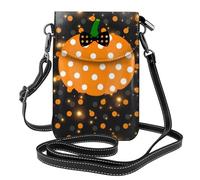 gbhJGK Jeju Island Korea Print Petit sac à main pour téléphone portable - Sac à bandoulière - Design en cuir pour un usage quotidien, les voyages et le shopping, Halloween Citrouille 2, Taille unique