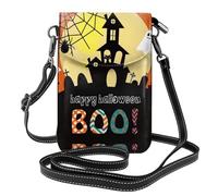 gbhJGK Jeju Island Korea Print Petit sac à main pour téléphone portable - Sac à bandoulière - Design en cuir pour un usage quotidien, les voyages et le shopping, Halloween Ghost Citrouille, Taille