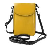 gbhJGK Petit sac à main pour téléphone portable imprimé batteur - Sac à bandoulière en cuir pour un usage quotidien, les voyages et le shopping, jaune moutarde, Taille unique