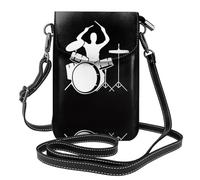 gbhJGK Petit sac à main pour téléphone portable imprimé batteur - Sac à bandoulière en cuir pour un usage quotidien, les voyages et le shopping, Batterie, Taille unique