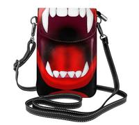 gbhJGK Petit sac à main pour téléphone portable imprimé carte du monde antique - Sac à bandoulière en cuir pour un usage quotidien, les voyages et le shopping, Batte vampire, Taille unique