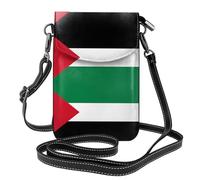 gbhJGK Petit sac à main pour téléphone portable imprimé drapeau irlandais - Sac à bandoulière en cuir pour un usage quotidien, les voyages et le shopping, Drapeau de l'État de Palestine, Taille unique