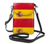 gbhJGK Petit sac à main pour téléphone portable imprimé drapeau suédois - Sac à bandoulière en cuir pour un usage quotidien, les voyages et le shopping, Drapeau espagn, Taille unique