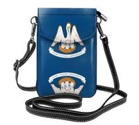 gbhJGK Petit sac à main pour téléphone portable imprimé drapeau suédois - Sac à bandoulière en cuir pour un usage quotidien, les voyages et le shopping, Drapeau de l'État de Louisiane, Taille unique