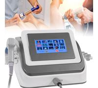 GBHJJ Appareil ThéRapie par Ondes de Choc FocaliséEs, pour Traitement Dysfonction éRectile Soulagement de Douleur, par Ondes Choc De 0,5 à 8 Bars, FréQuence : 1 à 22 Hz, avec 5 TêTes de Massage,Grey