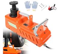 GBHJJ Cric éLectrique pour Voiture, Capacité de 15 Tonnes, 12 V CC, EntièRement en MéTal, Hydraulique, pour SUV, Fourgonnette, Camion, Outil de Changement de Pneus, pour Toutes Les Voitures