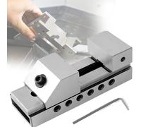 GBHJJ ÉTau de Serrage Industriel Plat, Haute PréCision, éTau de Fraisage D'éTabli de 0,005 Mm, pour Fraiseuse, Perceuse et Finition de PièCes de PréCision 4inch