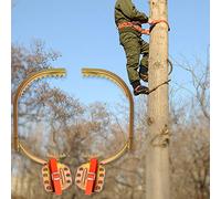 GBHJJ Grimper Arbre Artefact, Griffe Elagage, éLectricien Boucle de Pied Chaussures de Fer de Poteau en Bois, Cueillette de Fruits, Noix de Coco, DifféRentes Tailles,350Model