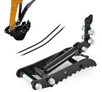 GBHJJ Mini-Pelles, Pince Hydraulique pour Pouce, Accessoire pour Pince Hydraulique pour Pouce, Pince Auxiliaire Multifonctionnelle pour Godet D'Excavatrice, pour Ramasser Grumes,Threeholethumbclip