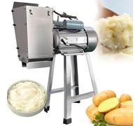 GBHJJ Presse-PuréE éLectrique 1100 W, Meule en Acier Inoxydable, Puissance de 100 à 200 Kg/H, Gain de Temps, Onctueux, Tendre et Savoureux, pour Ail Et Tomates