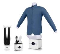 GBHJJ Repasseuse à Vapeur éLectrique,SèChe-Linge et Repassage Automatiques Mains Libres, 1400 W Pliable à Vapeur avec Fonction Tactile 109 Pores Gonflable, pour VêTements et Chaussures