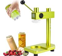 GBHJJ Sertisseuse Manuelle pour Bocaux, Hauteur RéGlable, avec Base Fixe, pour Bocaux de 30 à 170 Mm de Hauteur, Capacité de Scellage : 250/330/400/500/700 ML,Green