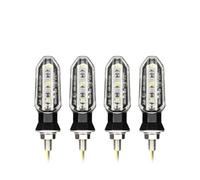 GBHLBYQTO Indicateur Clignotant Lupu Auto 8mm Moto clignotant LED indicateur ambre 12V lampe accessoires