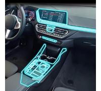 GBJHYRTR Films de Protection d'éCran pour BMW F40 Serie 1 2019-2022, Film TPU Transparent, Panneau de ContrôLe Central, Panneau de Navigation Autocollants,Style A for RHD-Transparent