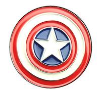 GBJUK Badge avec logo du bouclier Captain America avec fermoir papillon à l'arrière