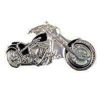 GBJUK Pin's en émail pour moto Chopper avec fermoir papillon