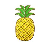 GBJUK Pin's en métal émaillé en forme d'ananas, Métal
