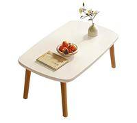 GBKBVTATDK Central Table Basse for The Living Room, Minimalist Display Table Salon, Foldable Side Tables, for The Living Room and Kitchen(White (Foldable),Large)