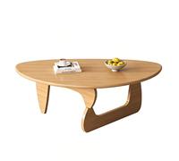 GBKBVTATDK Table Basse Style Mid-Century Modern, Table Salon en Bois pour Salon, Table Centrale Idéale pour Chambre, ou Espace de Réception(Natural Wood,83x57x42cm)