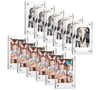 GBKDQQ Cadres photo magnétiques lot 12 - Acrylique - Double face - Réfrigérateur - Fujifilm Instax Mini (6 x 9 cm)