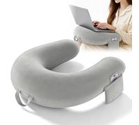 GBKDQQ Coussin de jeu, coussin de lecture, 40 × 34 × 10 cm, coussin de soutien des bras dans le lit et le canapé, coussin de lecture en forme de U, coussin de lecture en tricot pour soutenir la