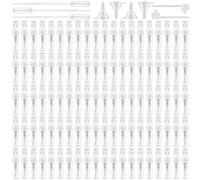 GBKDQQ Lot de 110 vaporisateurs de parfum de 2 ml, mini flacons pulvérisateurs rechargeables, petits flacons pulvérisateurs à remplir, vaporisateur de parfum