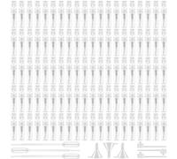 GBKDQQ Lot de 110 vaporisateurs de parfum rechargeables de 2 ml - Petits flacons pulvérisateurs à remplir - Avec entonnoir et pipettes - Tête de pressage