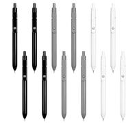 GBKDQQ Lot de 12 stylos à encre gel à pointe fine de 0,5 mm - Séchage rapide - Pour une écriture lisse, fournitures scolaires et de bureau