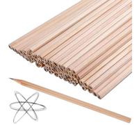 GBKDQQ Lot de 200 crayons HB en bois naturel - 17,7 cm x 0,7 cm - Pour étudiant, enseignant, bureau, matériel scolaire, dessin et écriture
