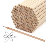GBKDQQ Lot de 200 crayons HB en bois naturel - 17,9 cm x 0,7 cm - Pour étudiant, enseignant, bureau, matériel scolaire, dessin et écriture (tige ronde)
