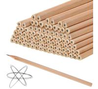 GBKDQQ Lot de 200 crayons HB en bois naturel - 17,9 cm x 0,7 cm - Pour étudiant, enseignant, bureau, matériel scolaire, dessin et écriture (barre triangulaire)
