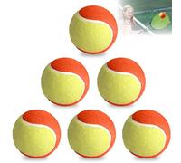 GBKDQQ Lot de 6 balles de tennis : balles de tennis débutants, balles d'entraînement pour enfants, stade 3, balles d'exercice orange pour animaux de compagnie, jeux de sport pour enfants et débutants