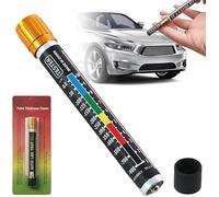 GBKDQQ Appareil de mesure de la peinture : jauge d'épaisseur de peinture de voiture, testeur de peinture de voiture, testeur de peinture, détecteur de dommages de carrosserie avec échelle de pointe