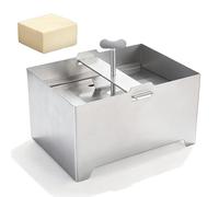 GBKDQQ Presse à tofu, en acier inoxydable, avec égouttoir et gaze, multifonction, pour tofu fait maison, cuisine, restaurant, tofu, 16 x 12 x 9 cm