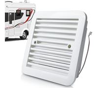 GBKDQQ Ventilateur d'extraction pour caravane, 12 V 2,4 W, ventilateur de toit, ventilateur latéral pour caravane, camping-car, remorque, blanc