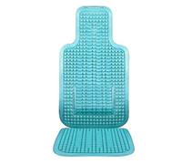 GBMITING Coussin de Selle à Bille, Couvre-Siège Billes de B Housse de siège Auto, Coussin Massage en PVC perlé for l'été, avec Ceinture(Blue)