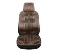 GBMITING Coussin de Selle à Bille, Couvre-Siège Billes de B Housse Siège Voiture Été Coussin Rafraîchissant PVC Perlé Massage for Automobile Respirant avec Tapis Taille(1PCS Brown)
