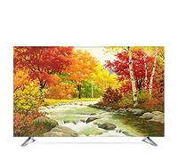 GBMITING Housse Protection Tv D'ExtéRieu 19 "- 80" 22 pouces 75 Capot décoratif de pour écran TV PC Peinture Paysage Maple Rivière imperméable vert étanche bleu(28 inch)