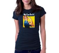 Gbond Apparel Women's We Can Do It! Rosie The Riveter Tee T-T-Shirts à Manches Courtes(Small)