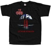 GBOZRNAJ in Flames - Lunar Strain, Album Cover, DTG T Shirt Black S-5Xl