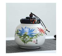 GBPOY Boîte à thé 1 PCS Tapot de Rangement Théière en Conserve Pu'er en grès Oolong Tea Travel Boîtes à thé en Porcelaine Chinoise Teoi en céramique Caddon Cafetière (Color : J - 7.8x9.2cm)
