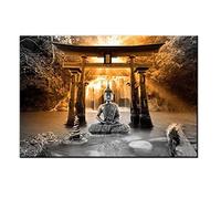 GBPR Puzzle pour Adulte de 1000 Pièces, Puzzle Enfant Classique, Jeu de Famille, Jeu de Team Building, Cadeau pour Les Amants ou Les AmisStatue de Bouddha-1000Pièces