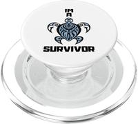 GBS Je suis Un survivant | Cadeaux de Syndrome de Guillian PopSockets PopGrip pour MagSafe